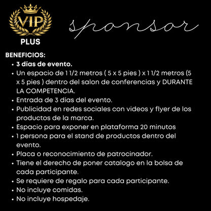 VIP Plus Sponsor